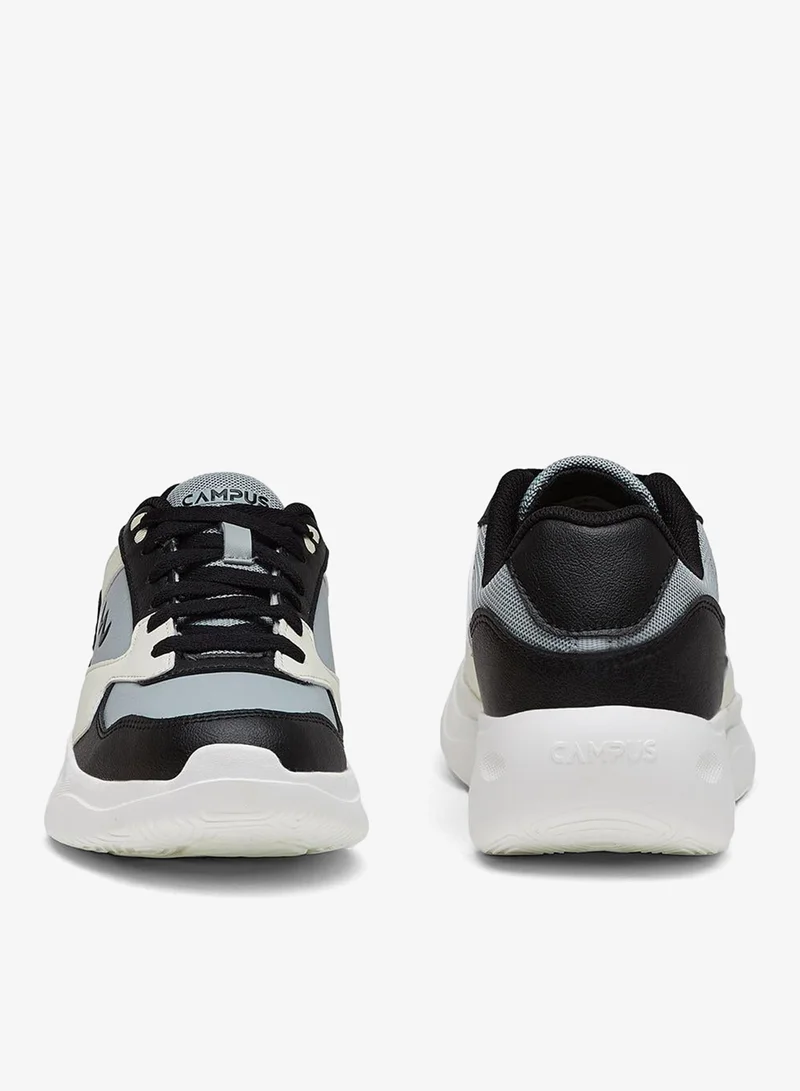 CAMPUS Off.Wht/Blk Men's Low-Top Sneakers - Bold Colours With Cloud Like Comfort for Men | Best Price UAE